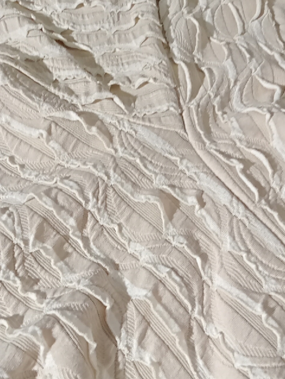 ✨️White Open-Front Textured Cardigan✨️ - Picture 5 of 7